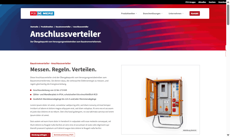 Anschlussverteiler – Vorschau