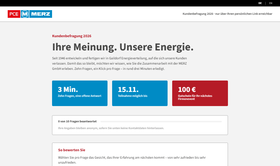 Kundenumfrage – Vorschau