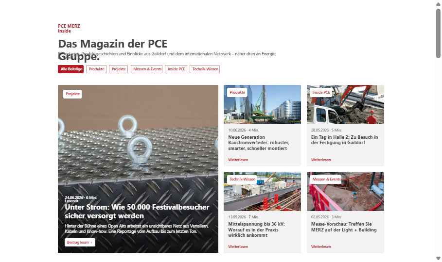 Magazin-Sektion